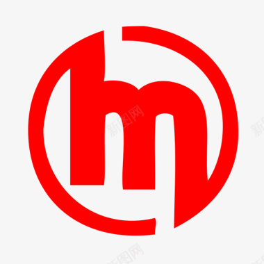 红色杭州地铁logo元素矢量图图标图标
