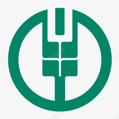 商务绿色圆形农业银行logo矢量图图标图标