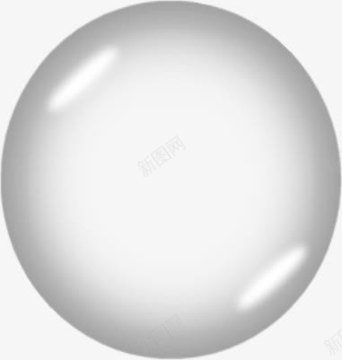 白色透明圆球png免抠素材_88icon https://88icon.com 圆球 球体 白色 透明
