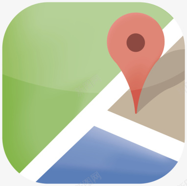 手机谷歌地图应用logo图标图标