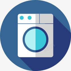 家居洗涤洗衣机图标高清图片