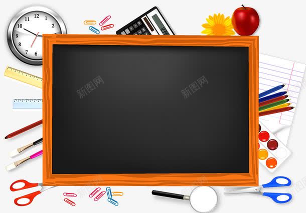 教学元素png免抠素材_88icon https://88icon.com 剪刀 学习 学生 教学 文具 用品 铅笔 黑板
