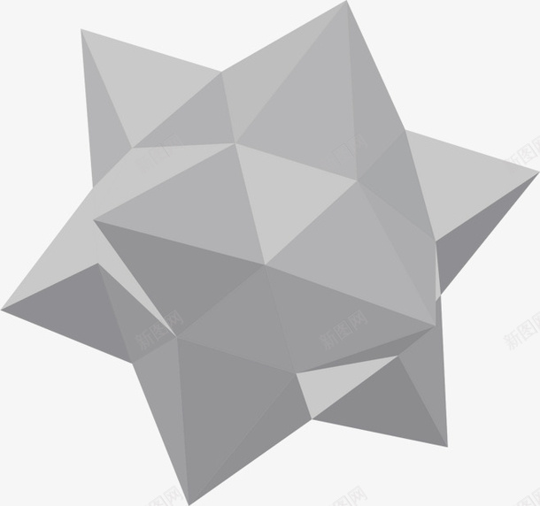 灰色几何体png免抠素材_88icon https://88icon.com 三角 几何体 卡通 手绘 水彩 灰色 装饰 黑白