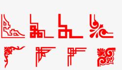中国传统花纹边框合集素材