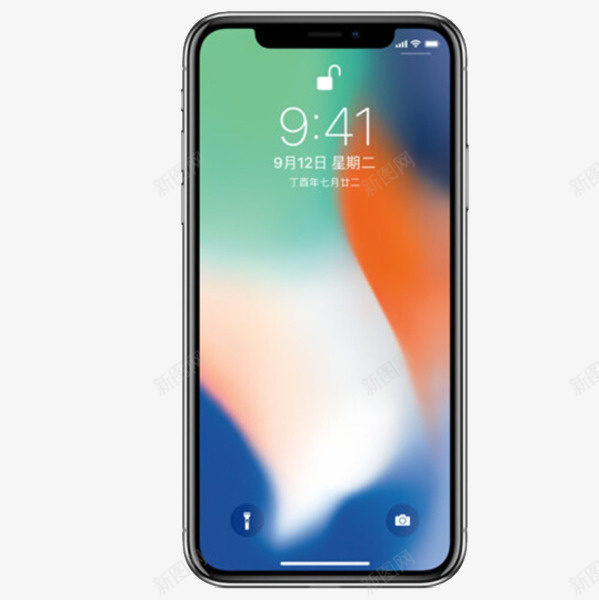 256G美版苹果X手机png免抠素材_88icon https://88icon.com 58寸屏 Apple X iPhone iphone x 手机 无锁 有锁 苹果 苹果手机顶部状态栏