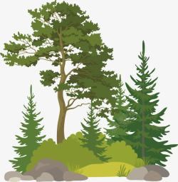 免费下载树水彩环保规划手绘园林植物景观树高清图片