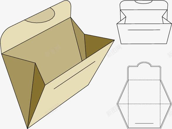 纸盒包装矢量图ai免抠素材_88icon https://88icon.com 3D绘图 信封 光盘包装 平面折叠图 纸盒展开图 设计学 矢量图