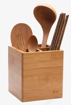 木制餐具收纳筷子筒素材