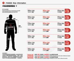 男装尺码试穿推荐报告素材