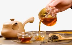 茶艺师冲茶泡茶高清图片