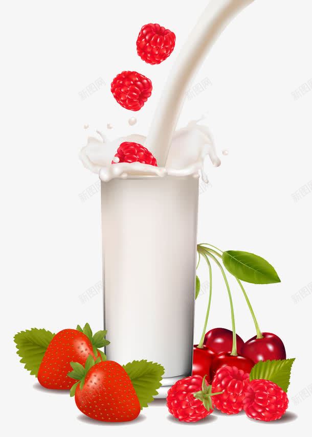 一杯牛奶和水果png免抠素材_88icon https://88icon.com 一杯牛奶 大杯牛奶 新鲜牛奶 早餐牛奶设计 杯子 水果 牛奶产品实物 牛奶免抠 玻璃杯 纯天然 纯牛奶 美味 草莓 营养 鲜奶