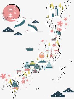 日本度假旅游创意素材
