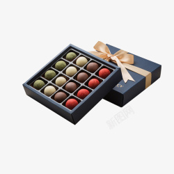 正方形巧克力包装盒子素材