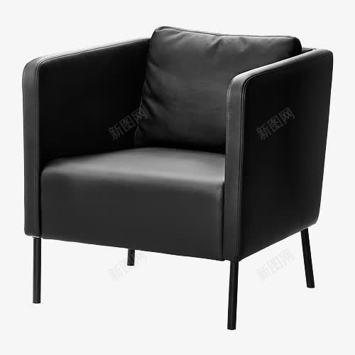 单人沙发png免抠素材_88icon https://88icon.com 单人沙发 实木 客厅 家具 家居 扶手椅 拉里 椅子 沙发 沙发椅 简约 纯色 软垫沙发 黑色