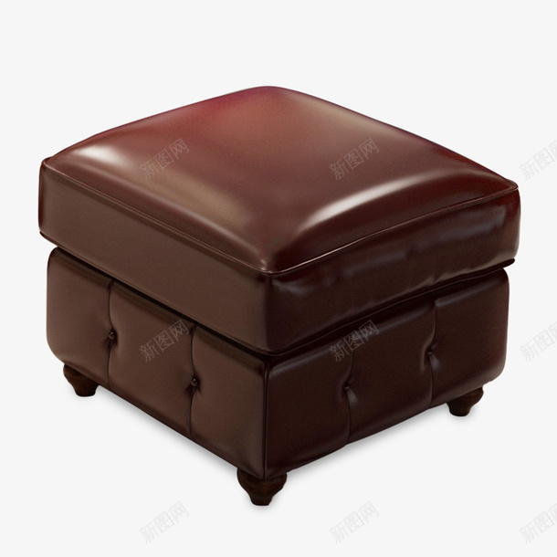 深棕色的家具沙发png免抠素材_88icon https://88icon.com 产品实物 坐凳 家具 家居 棕色 沙发 皮艺