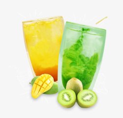 西瓜汁鲜榨夏日酷饮冰凉一夏主题装饰高清图片