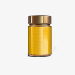 简约蜂蜜包装瓶素材