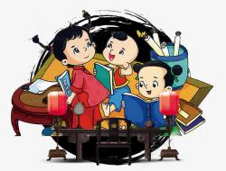 古代学堂素材