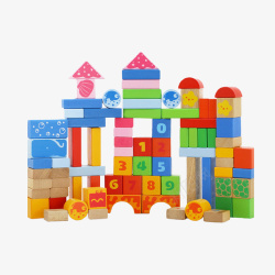 方块叠儿童积木玩具简图高清图片