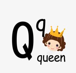 英语单词queen学习素材