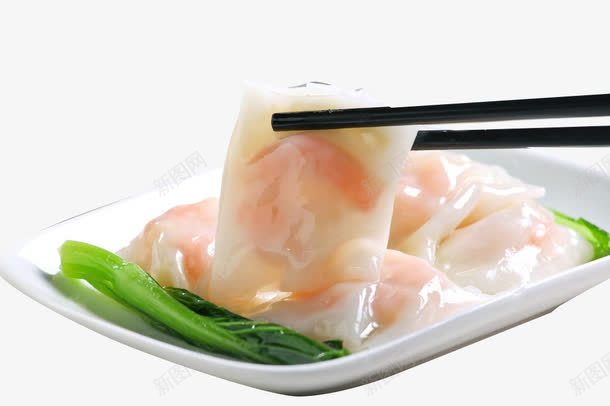 透明的肠粉png免抠素材_88icon https://88icon.com 早餐 港式 美食 肠粉 青菜 食物