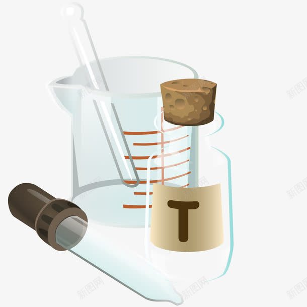 科学实验png免抠素材_88icon https://88icon.com 实验 实验瓶 滴管 玻璃杯 科学 科研