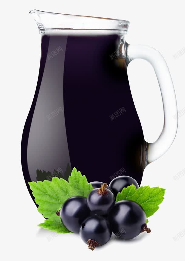 果汁png免抠素材_88icon https://88icon.com 杯子 水果 玻璃杯子 美味 美食 蓝莓 酒水 餐饮 饮料