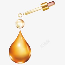 精华滴管护肤素材