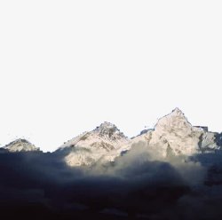 喜马拉雅山顶拍摄图元素素材