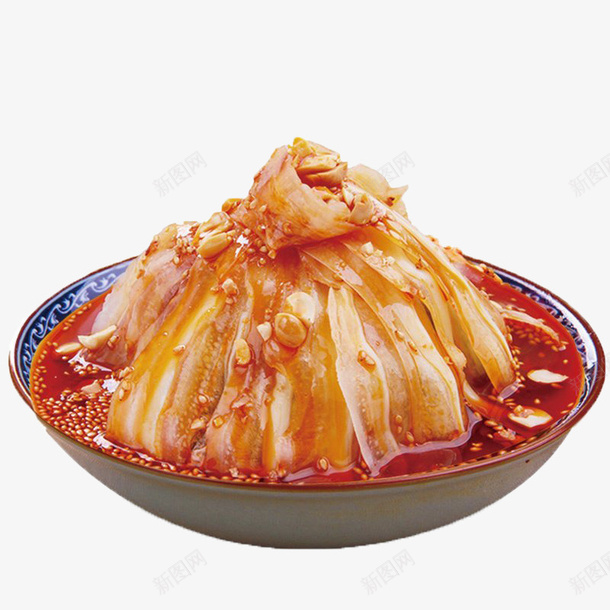 红油耳片png免抠素材_88icon https://88icon.com 小吃 红色 美食 食品 食物