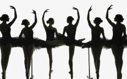 欧式芭蕾舞少女基本功素材