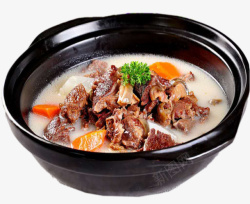 干锅焖羊肉滋补羊肉砂锅高清图片