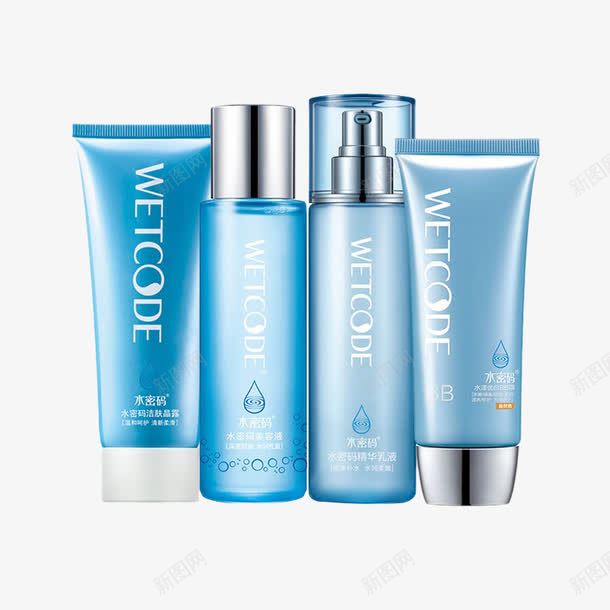 水密码四件套美白补水png免抠素材_88icon https://88icon.com BB霜 丹姿四件套 保湿 护理 水密码保湿四件套 清透裸妆水乳套装产品实物 美白补水套装 遮瑕