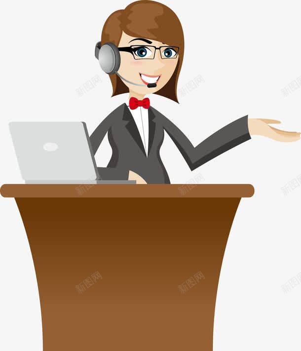 讲台元素png免抠素材_88icon https://88icon.com png 元素 卡通 员工培训 讲台 讲师