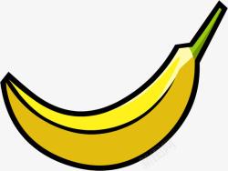卡通水果香蕉串素材