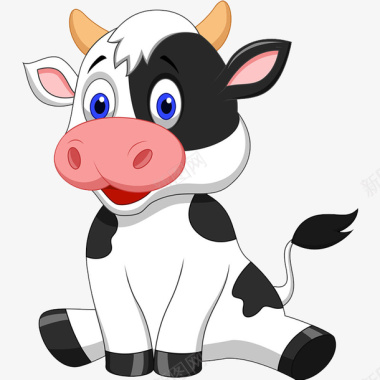 免抠牛小奶牛奶牛图标图标