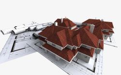 CAD图纸建筑模型与图纸高清图片