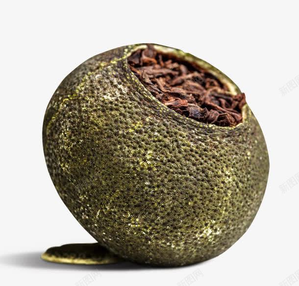 打开的小青柑普洱茶png免抠素材_88icon https://88icon.com 产品实物 功夫茶 小青柑 小青柑普洱茶 普洱茶 柑普茶 茶饮