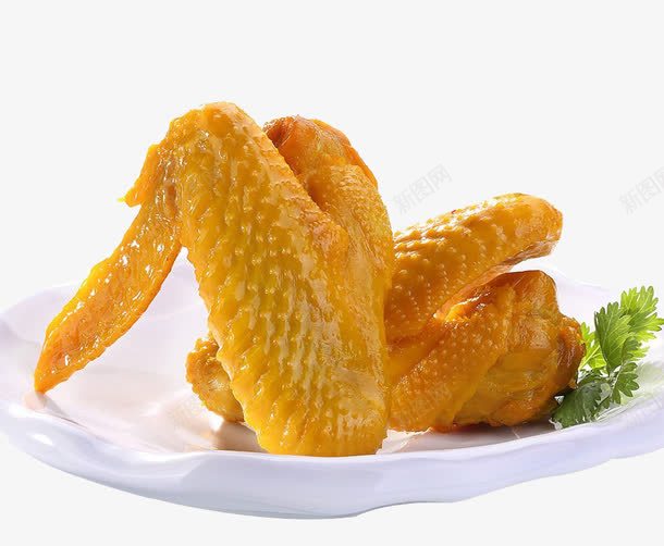 盐焗鸡翅png免抠素材_88icon https://88icon.com 产品实物 炒菜 熟菜 盐焗 美食 鸡肉