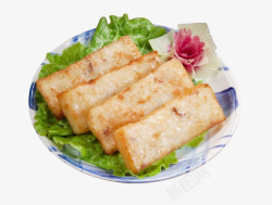 传统特色美食潮汕菜头粿素材