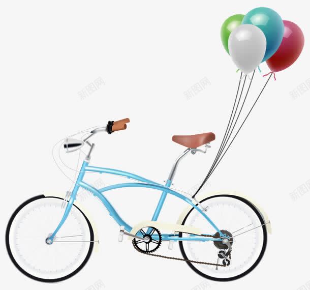 糖果色气球卡通自行车png免抠素材_88icon https://88icon.com 卡通 气球 糖果 自行车