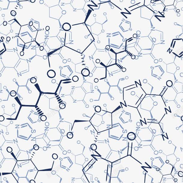 化学元素底纹花纹背景矢量图ai免抠素材_88icon https://88icon.com 二氧化碳分子结构 分子结构 化学 化学元素 底纹花纹 方程式 矢量图