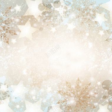 冬季雪景海报背景背景
