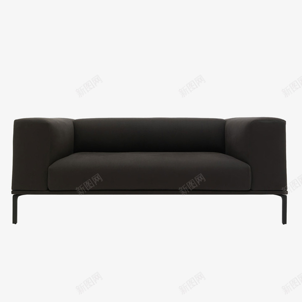 黑色的简约时尚沙发png免抠素材_88icon https://88icon.com 个性 产品实物 创意 家居 时尚 深色 现代家具 简单 简约