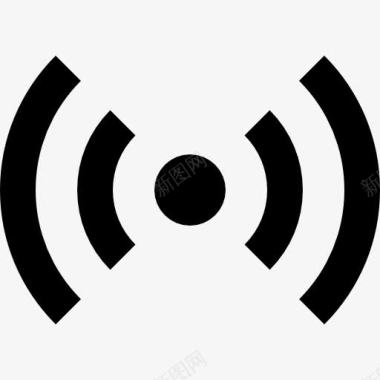 矢量信号WiFi信号的符号图标图标