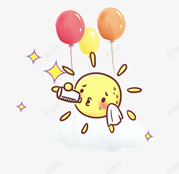 六一儿童节卡通气球与小太阳psd免抠素材_88icon https://88icon.com 61 儿童节 六一 卡通 太阳 手绘 气球 热气球 蓝色