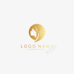 logo钻石高档金色商标图标高清图片