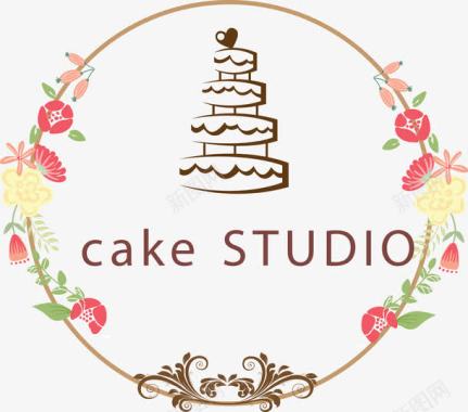 生日祝福蛋糕工作室的LOGO图标图标