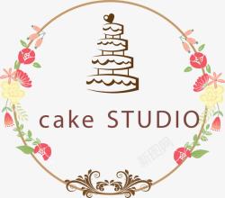 糕点logo蛋糕工作室的LOGO图标高清图片