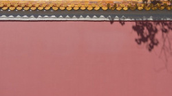 红色古代围墙大气厚重中国风素材